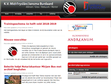 Tablet Screenshot of kvmidfryslan.nl